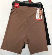 Skinnygirl Shaping Shorts Laser Shaper Tummy Thigh Silky Slimmer 2 Pair 7131 NWT