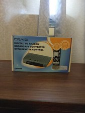 NEW Craig Digital To Analog Broadcast Converter Box W/ Remote CVD508 BRAND NEW