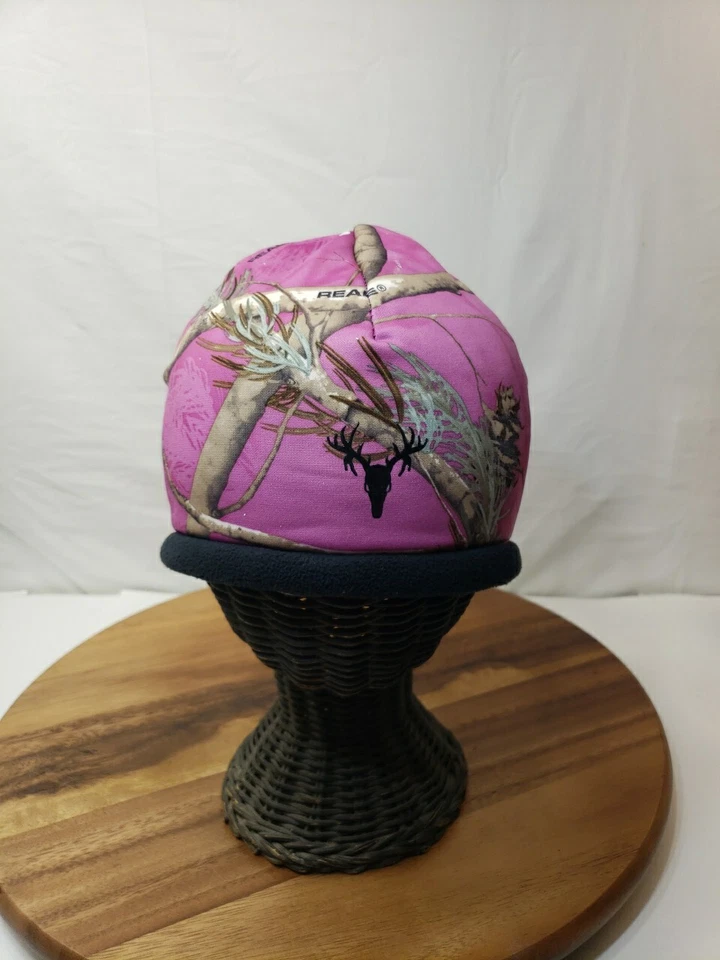 Realtree Winter Hat Beanie Pink Hot Shot One Size womens - Image 2 of 4