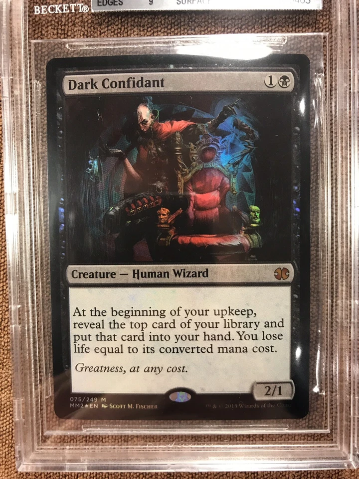 Dark Confidant FOIL (BGS 9) Graded, Modern Masters 2015, MTG, Modern, EDH - Image 2 of 4