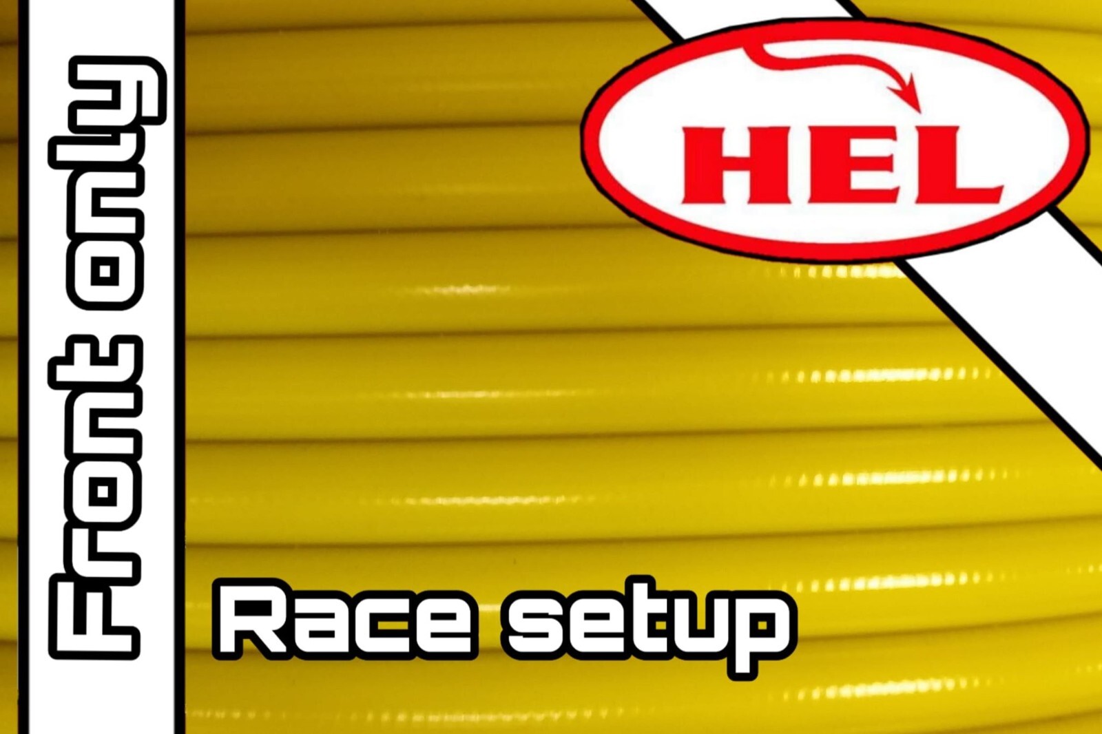 YELLOW GSXR600 K1-K3 2001-2003 RACE SETUP HEL BRAIDED BRAKE LINES