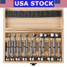 15pcs Set Woodworking Forstner Wood Drill Bits Set Boring Hole Saw Cutter Tools