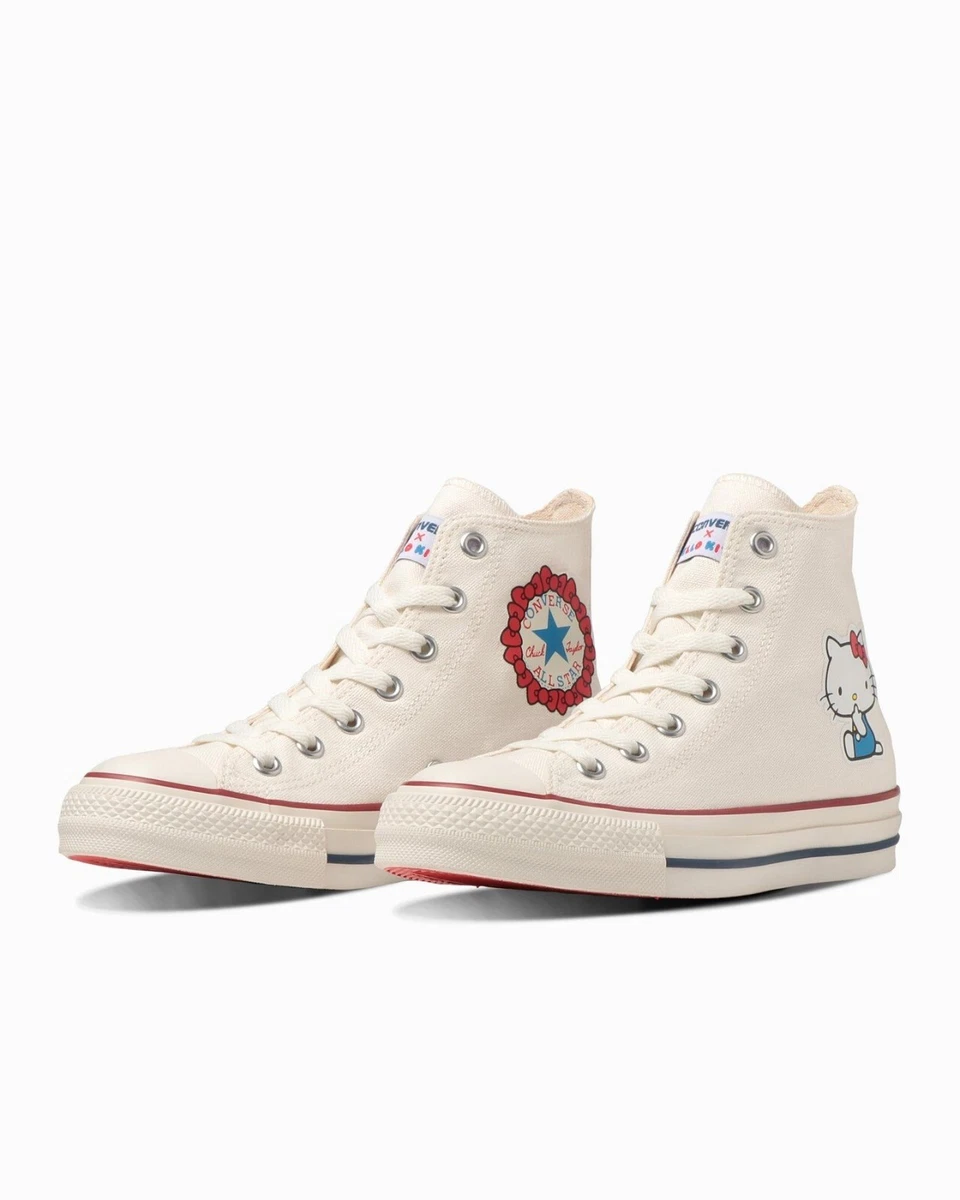 Converse ALL STAR Ⓡ HELLO KITTY HI Sneakers US Size 6（24.5cm)