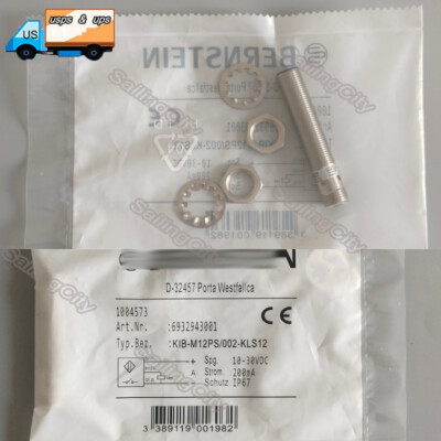 For Bernstein KIB-M12PS/002-KLS12 6932943001 Inductive Proximity Sensor Switch