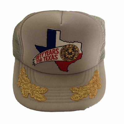 #ad #ad Vintage 1985 Fifty Years For Texas Department of Public Safety DPS Cap Hat $37.69