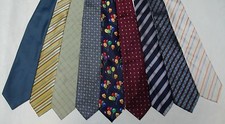 NEW MENS NECK TIE NECKTIE STRIPES, GEOMETRIC DESIGN NAVY, GOLD or BURGUNDY  A