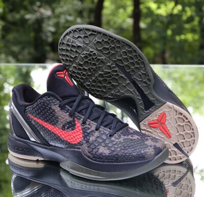Nike Kobe 6 Protro Italian Camo Men's Size 6 Black Crimson FQ3546