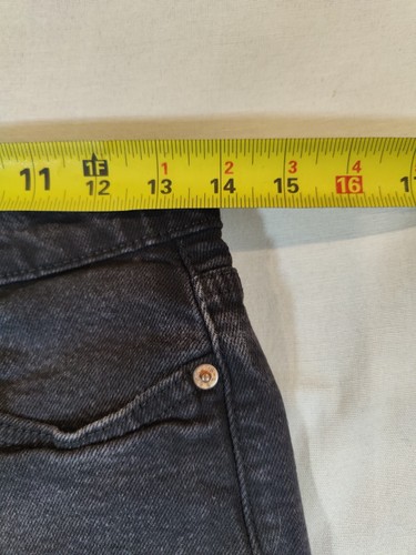 Levi's Jeans Damen W27 Wedgie Fit Skinny Button Fly High Rise Stretch Denim Bla - Bild 5 von 12