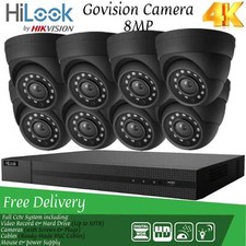 HIKVISION 8MP CCTV SYSTEM 4K 4CH 8CH DVR OUTD...