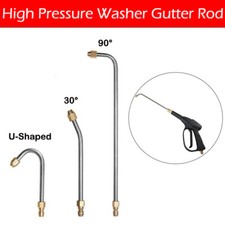 High Pressure Washer Gutter Cleaner Attachment for Lance/Wand 1/4" Quick Connect