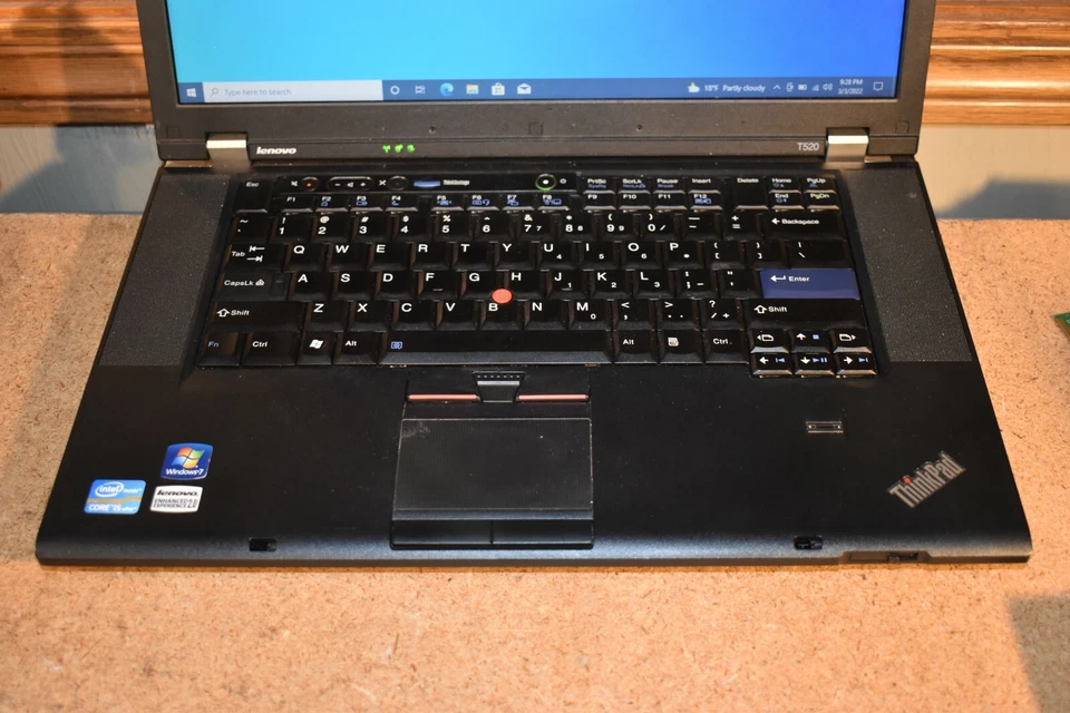 Lenovo ThinkPad T520 Core i5-2520M 2.5GHz 8GB RAM 80G SSD Windows 10 Pro 网络摄像头 — 第 2/4 张图片