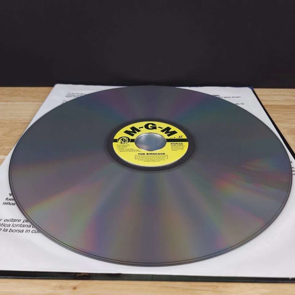 The Birdcage Laserdisc LD Movie Deluxe Letterbox Edition Robin Williams - Imagem 3 de 3