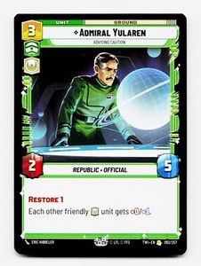 Admiral Yularen [Twilight of the Republic] Star Wars Unlimited