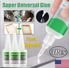 3X50ml Uniglue Universal Super Glue Welding High-Strength Oily Glue Mighty Insta