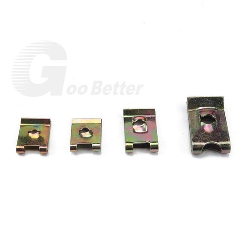 110tlg U-Clip Mutter Klemmmuttern M6-M12 Schnappmutter Käfigmutter Blechmuttern - Bild 14 von 14