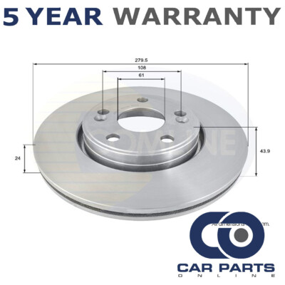 Brake Disc Front CPO Fits Renault Espace Laguna Scenic Safrane #1