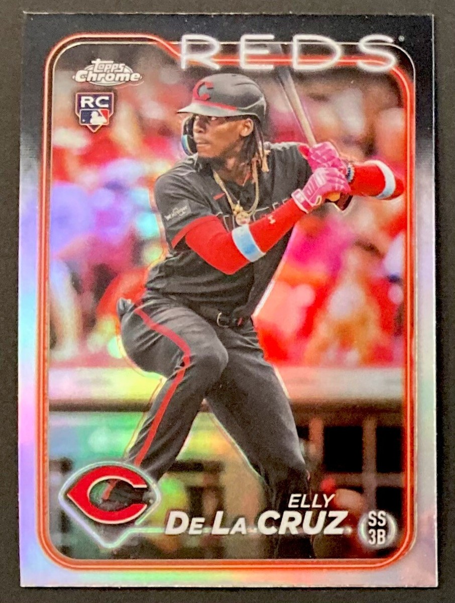 2024 Topps Chrome Elly De La Cruz RC Rookie REFRACTOR #44