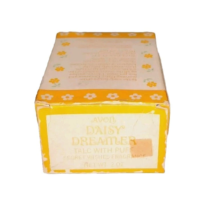 RARO De Colección Avon Daisy Dreamer Talco con Puff Secret Wishes Fragancia Polvo Nuevo de Lote Antiguo Foto 2 de 4