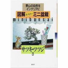 bonsai Book Satsuki-Azalea (illustration Gunsakaikai of mini bonsai - naturally