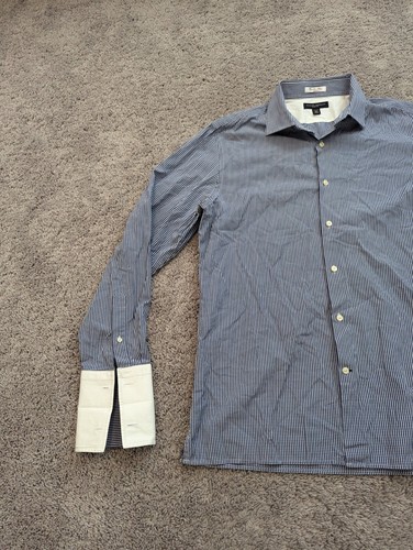 Banana Republic Dress Shirt Mens Extra Large French Cuff Slim Fit 100% Cotton - Picture 3 of 10