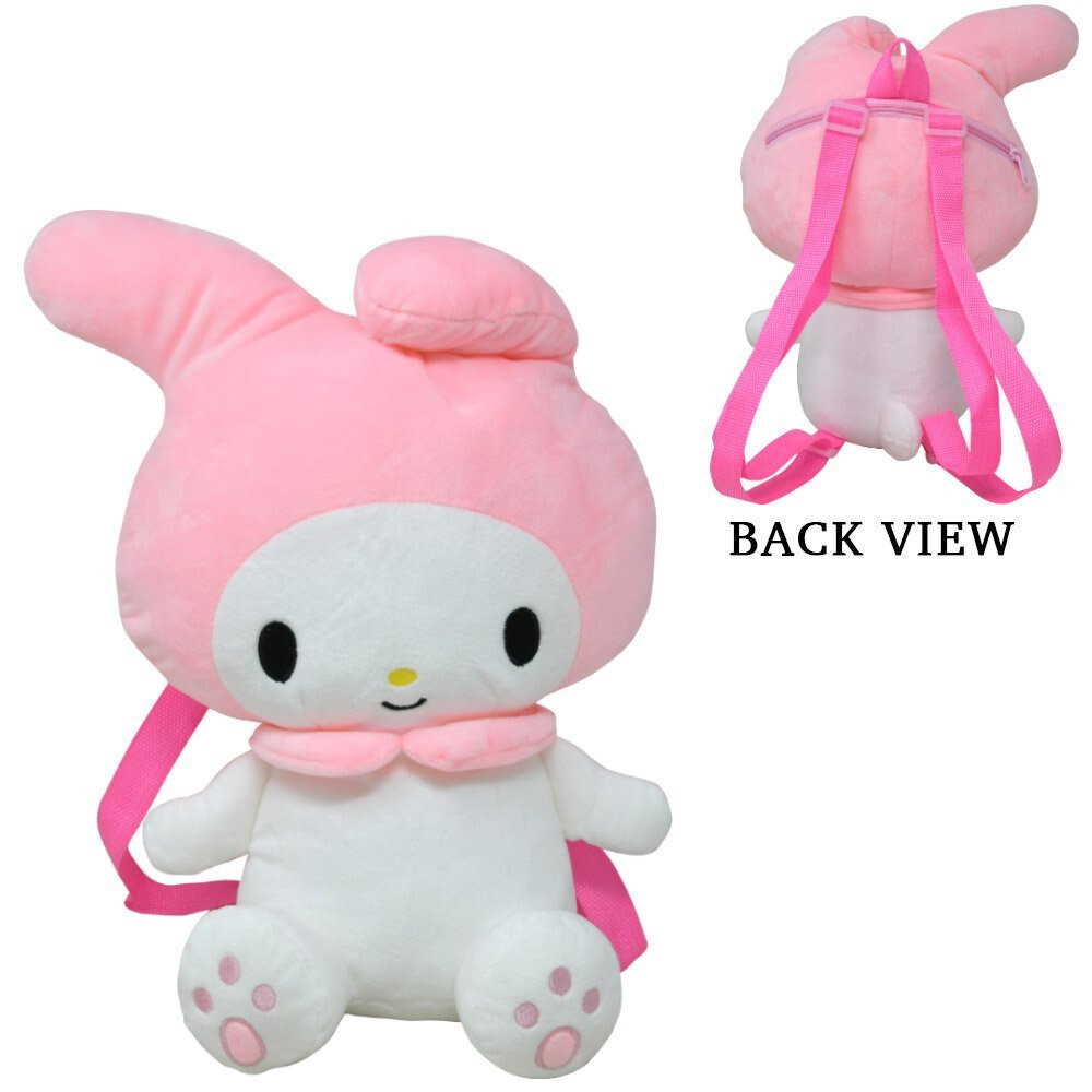 Hello Kitty and Friends Plush Backpack - 14 Inch Pink My Melody Soft Doll