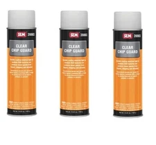 SEM 39803 Chip Guard, 20 oz Aerosol Can, Clear, Fine-Medium Texture (3 Pack)