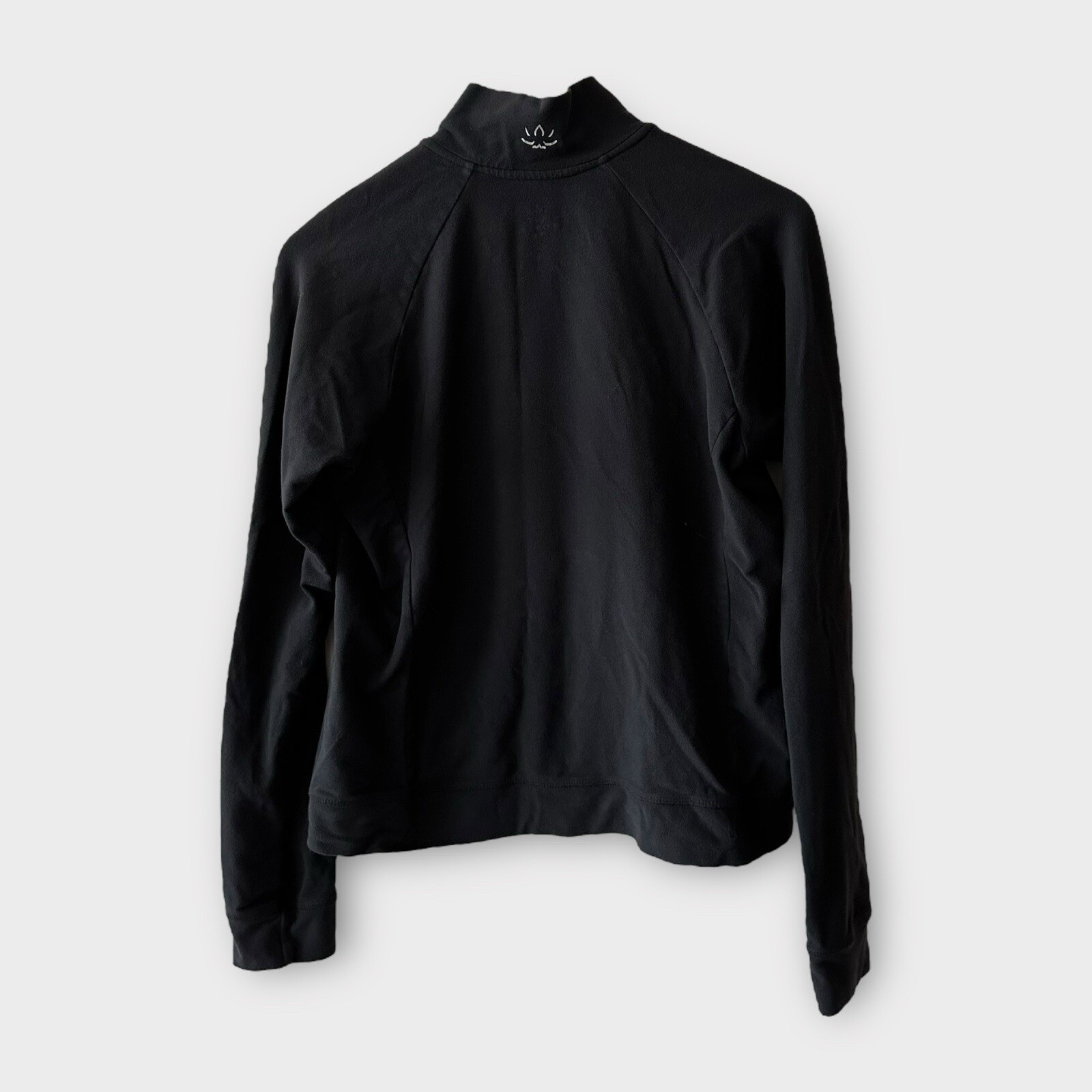 Giacca donna Beyond Yoga x Fila Collab nera con zip taglia large