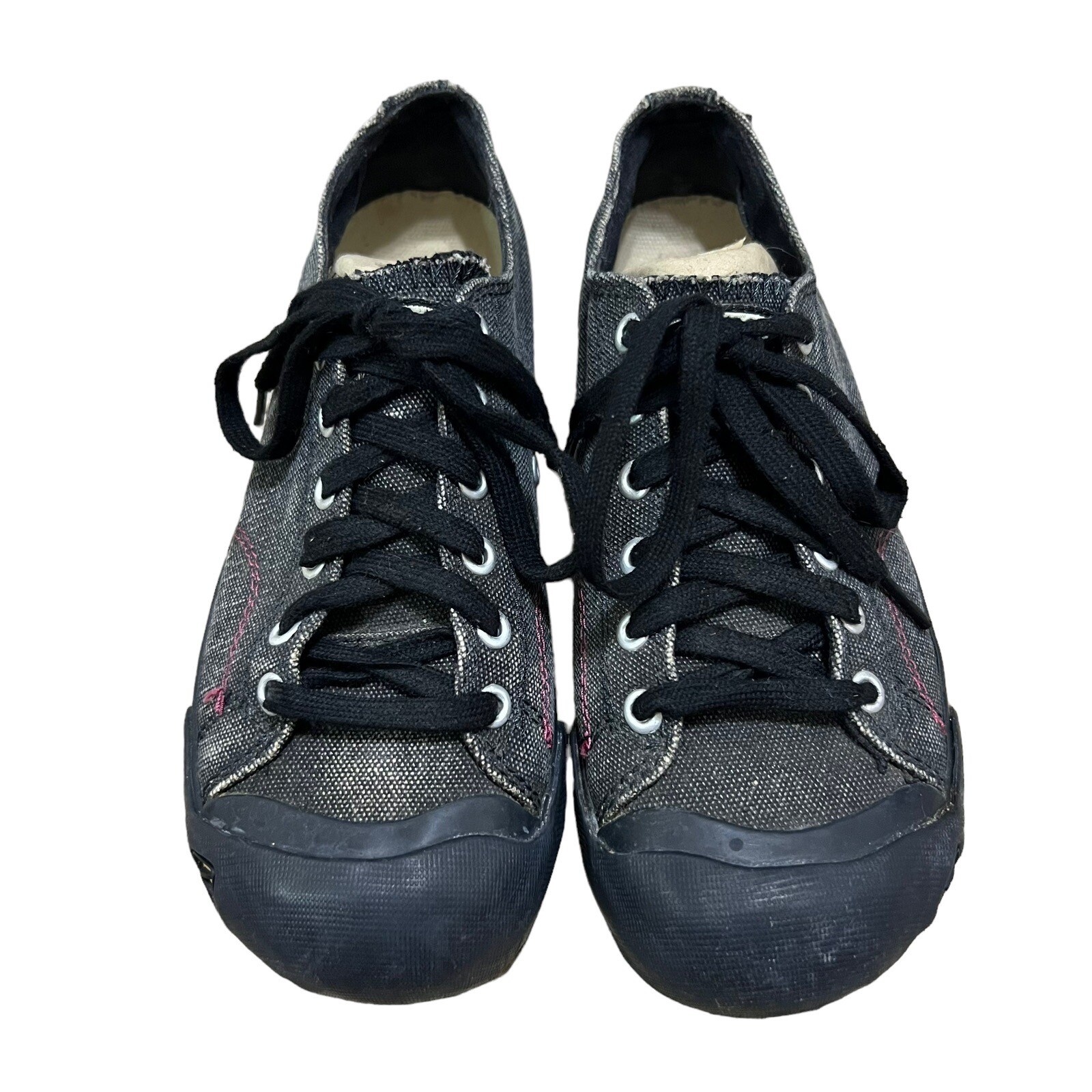 Sneakers da donna Keen 100% vulcanizzate grigio antracite nero taglia 7 5