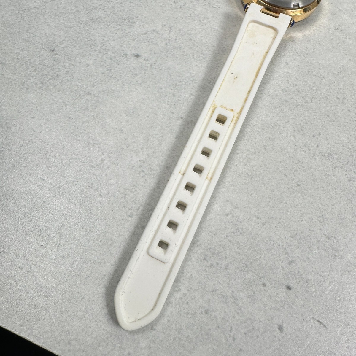 Invicta Watch Womens 32mm Bolt Gold Tone White Rubber Band MOP Dial New Battery Invicta Women main image 3