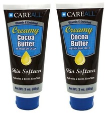 Lot Of 2 CareAll Creamy Coconut Butter Petroleum Jelly, 3-oz.
