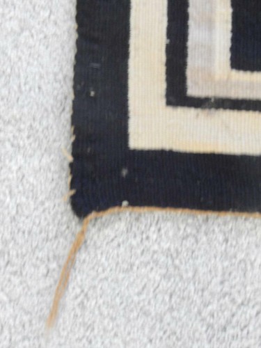 XFINE TAPESTRY GRADE VINTAGE NAVAJO INDIAN TOADLENA AREA TWO GREY HILLS RUG XLNT - Picture 7 of 8