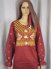 Pakistani Indian Orignal Embroidered Lawn Shirt XL/44 KurtiKurta TunicTop Kameez