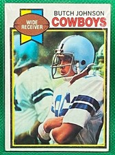 1979 Topps 86 Butch Johnson Dallas Cowboys 