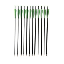 24PCS 20INCH Crossbow Bolts Carbon Arrows Half Moon Nock