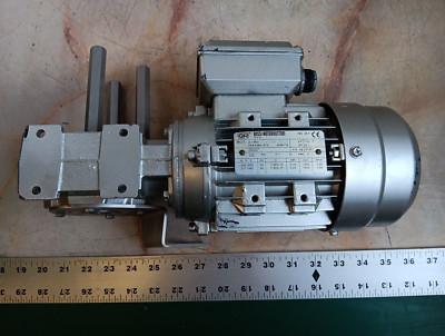 ROSSI MOTORIDUTTORI HFA 63B4 B14 W/ MRV 118 U04E GEAR REDUCER
