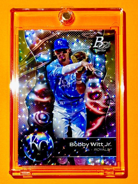 Bobby Witt Jr. Mint Silver Ice Refractor Bowman Platinum Royals Mvp Investment!