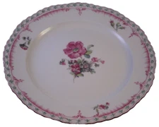 Antique WWI KPM Berlin Porcelain Floral Plate Porzellan Teller German Germany #3