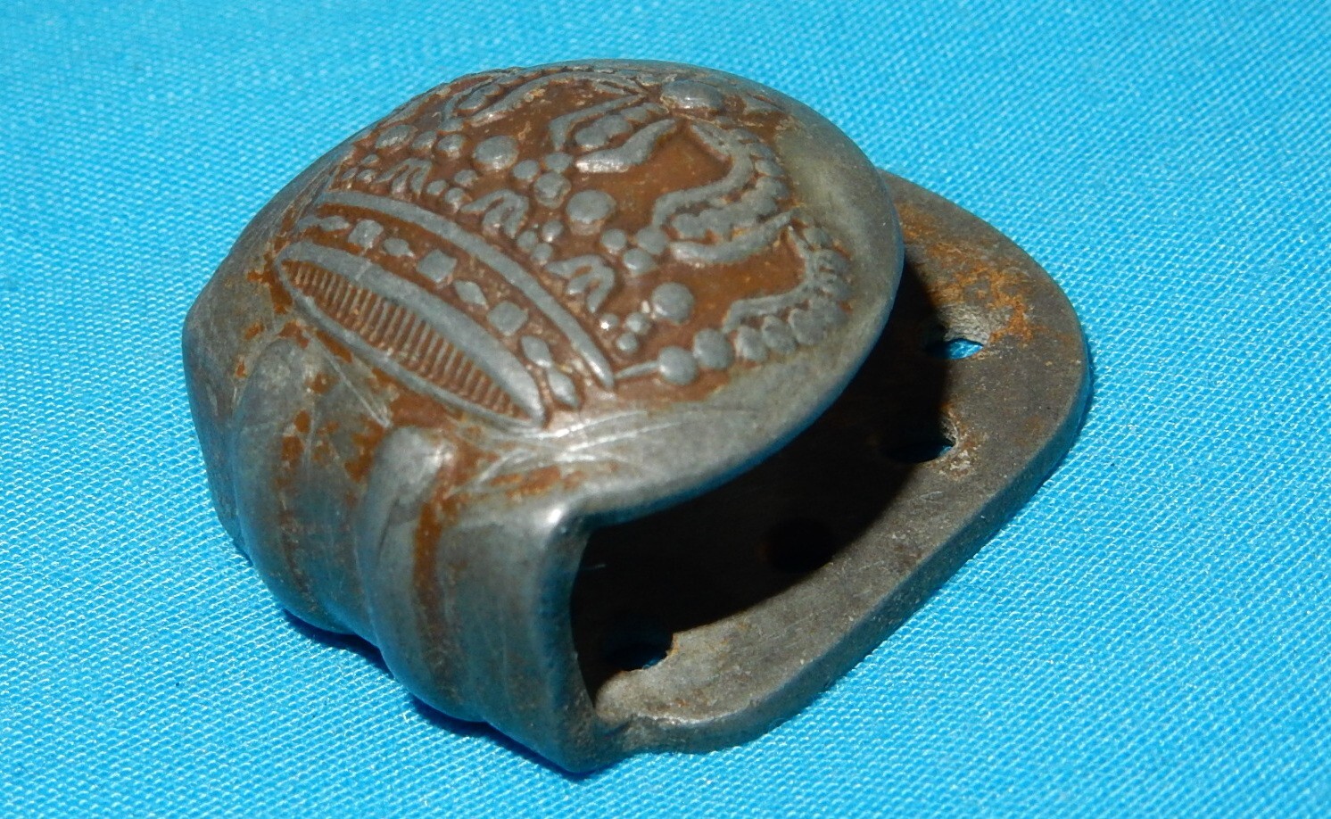 WW1 IMPERIAL GERMAN BELT BUCKLE CLASP GERMANY CROWN WORLD WAR I LARGER