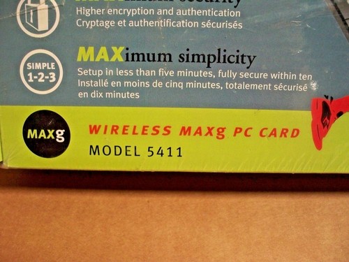 USRobotics, Model 5411, Wireless MAXg PC Card - 第 5/9 張圖片