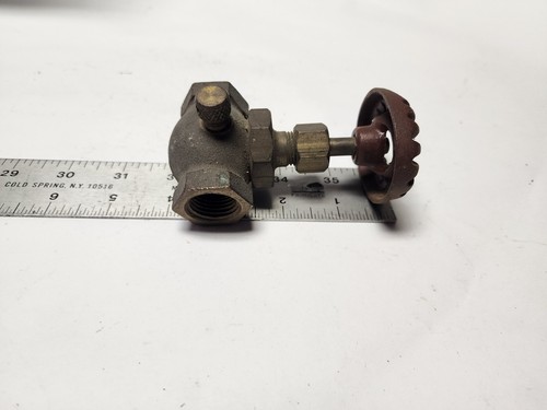 Vintage N.O.S. Marked CB Rising Stem Globe Valve 1/2" Industrial/Steampunk - Picture 8 of 9