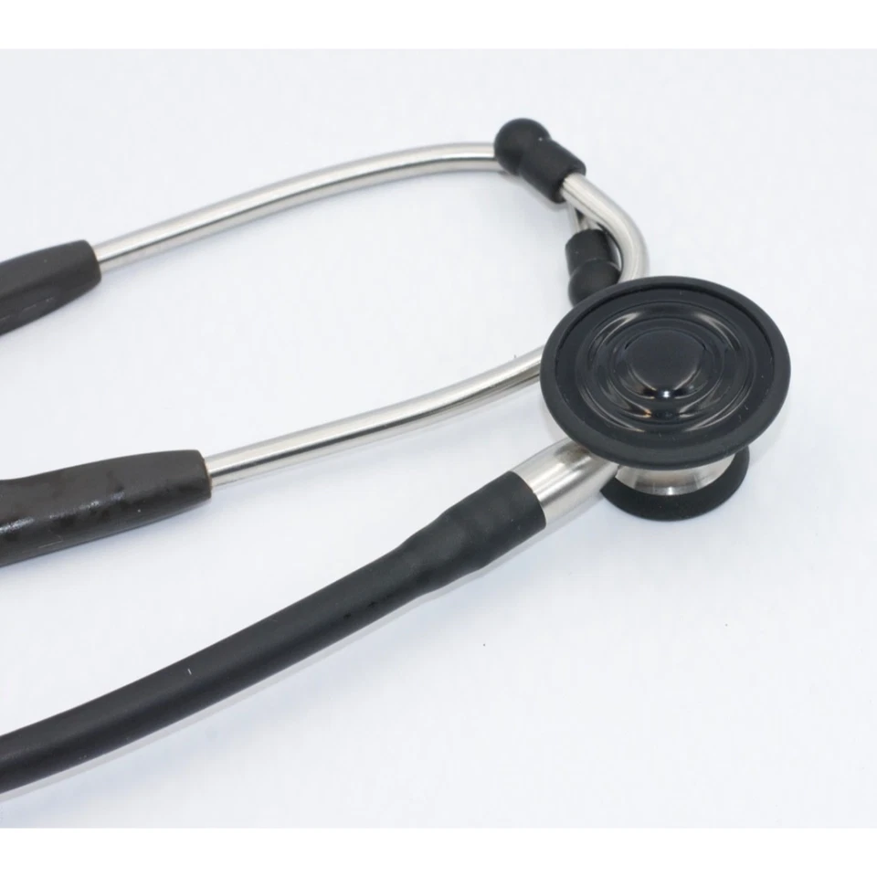 Welch Allyn TYCOS 2007Y Harvey Elite Double-Head Stethoscope 21" Black USA - Image 3 of 4