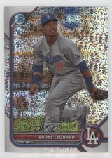 2022 Bowman Draft Chrome Sparkle Refractor Eddys Leonard #BDC-150 2l4