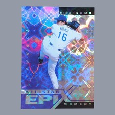 Hideo Nomo 1998 Pinnacle Plus All Star Epix Purple MOM #24 Dodgers ⚾