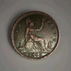 1863 Victoria Penny — photo from another recent sale