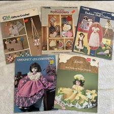 *Crochet Books - Vintage - Lot Of 5 Books
