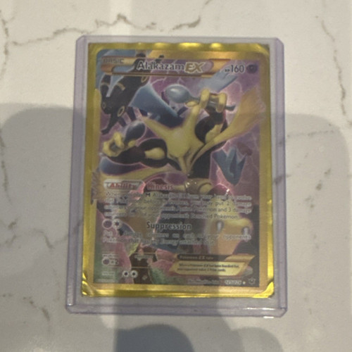 Pokémon TCG Alakazam EX Holo Ultra Rare 117/124 Fates Collide 160 HP 2016