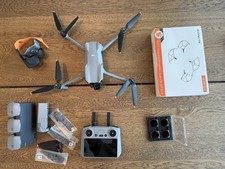  Mint DJI Air 3 Fly More Combo 4 Batteries  RC2  Extras