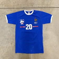 Vintage 1998 FIFA World Cup Victory Leden France Resturant Dated Jersey Shirt