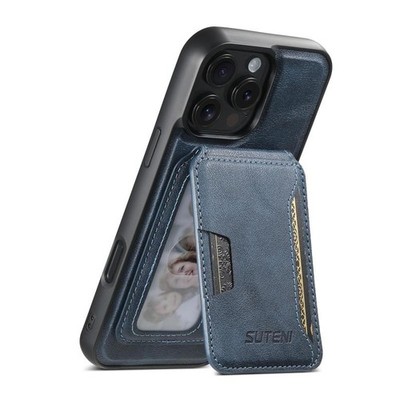 Für iPhone 14 Pro Suteni M3 Card Bag MagSafe Handyhülle Leder von v