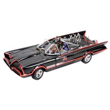 Adam West, Burt Ward Autographed ELITE 1:18 Scale Die-Cast Batmobile w Figures